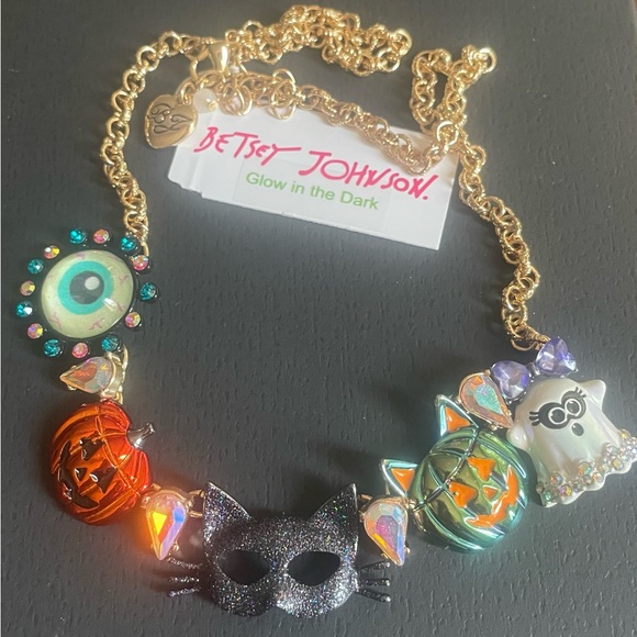 Betsey Johnson Jewelry - PRICE FIRM Betsey Johnson Glow in the Dark Halloween Necklace